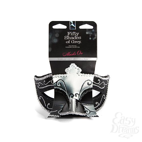  1:       Masks On Masquerade Mask Twin Pack   
