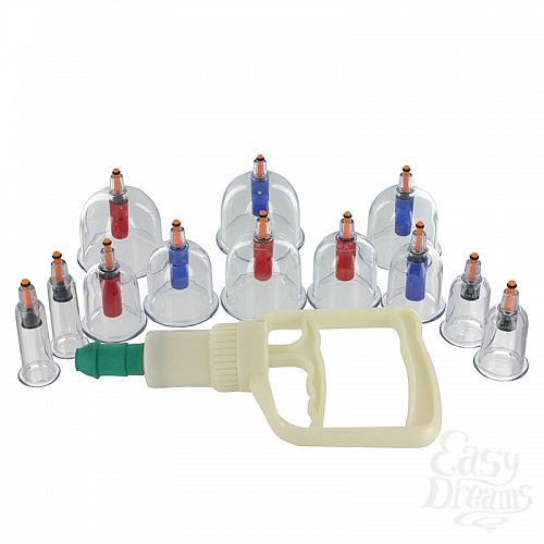 ���������� 2  ����� �� 12 ��������� ���� Sukshen 12 Piece Cupping Set