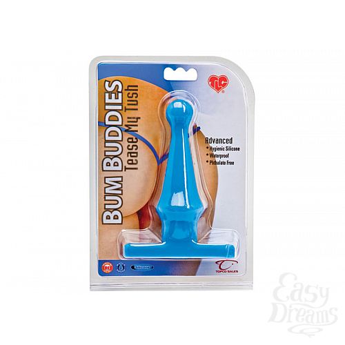 ���������� 2  �������� ������ TLC^ Bum Buddies Tease My Tush, Advanced Silicone Anal Plug, 13,2 ��, �������
