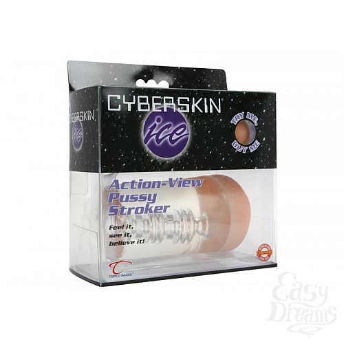 ���������� 2  ���������� ������  CyberSkin^ Ice Action-View Pussy Stroker
