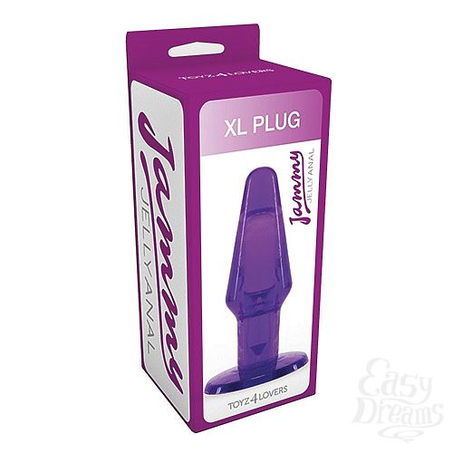 Фотография 2  Анальный стимулятор JAMMY JELLY ANAL XL  фиолетовый T4L-700715