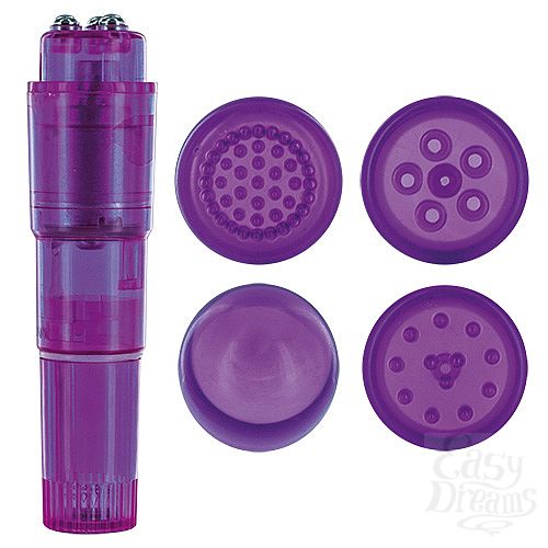 ���������� 1:  ���������� ����������� � 4 ��������� MULTI STIMULATOR CANDY PIE PURPLE PULSY