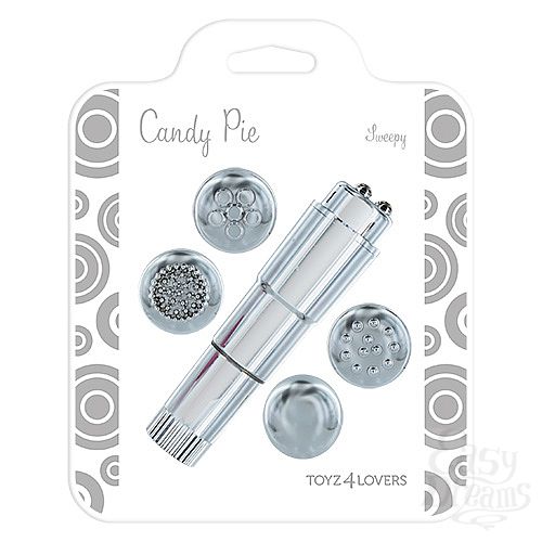 ���������� 2  ����������� ����������� � 4 ��������� MULTI STIMULATOR CANDY PIE SILVER SWEEPY