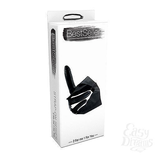 ���������� 2  ׸���� ��������� ������� � ����������� � �������� �������� SLIP WITH STRAP ON IN LATEX 2 FOR ME 1 FOR YOU - 14 ��.