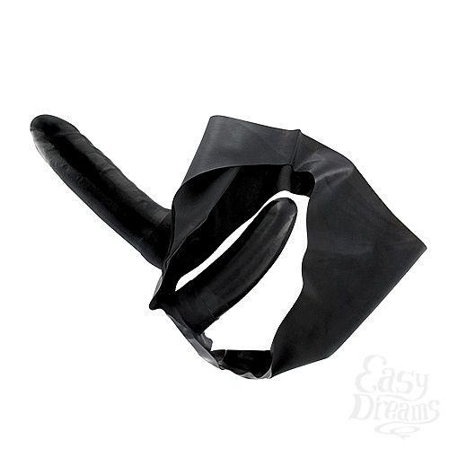 ���������� 1:  ׸���� ��������� ������� � ����������� ������� STRAP ON WITH DOUBLE DILDO TWO TIMES LATEX - 16 ��.