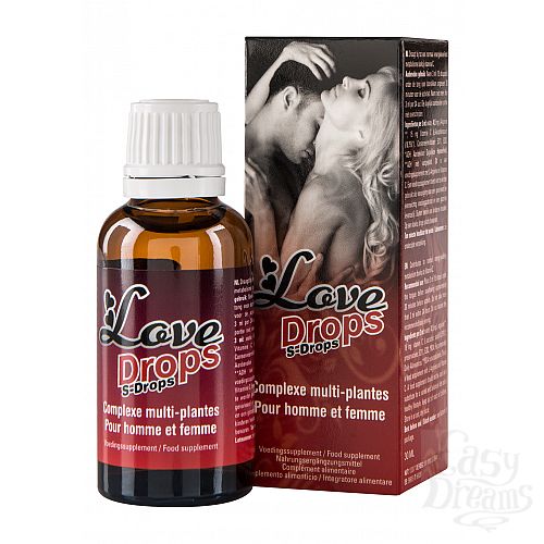 Фотография 2:  Возбуждающие капли Love Drops, унисекс, 30 мл Фотография 2  Возбуждающие капли Love Drops, унисекс, 30 мл