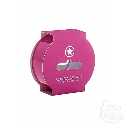 ���������� 1:  ����� Non Sticky Bondage Tape Pink SH-OUBT003PNK
