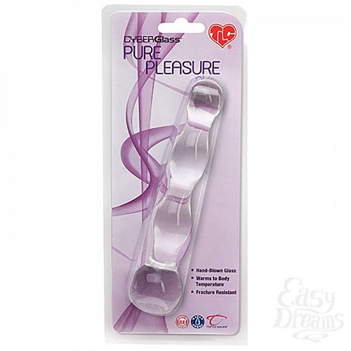 Фотография 2:  Стеклянный фаллоимитатор TLC CyberGlass Pure Pleasure Wand - 20 см. Фотография 2  Стеклянный фаллоимитатор TLC CyberGlass Pure Pleasure Wand - 20 см.