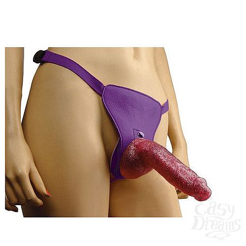 ���������� 3  ��������� ������� � �������� Bree Olson Glitter Glam Strap-On Harness   Dong - 16 ��.