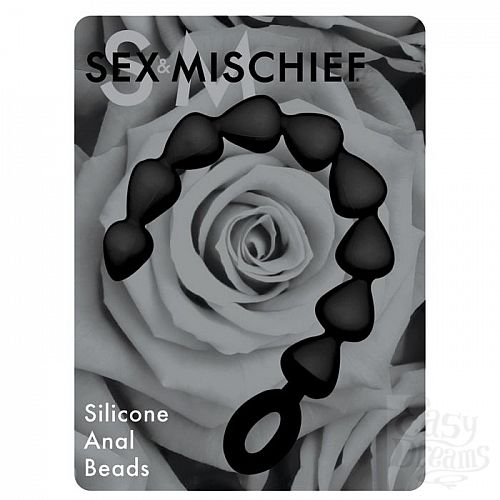 ���������� 1:  ׸���� �������� ������� Black Silicone Anal Beads - 20 ��.