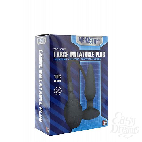 ���������� 2  ׸���� �������� ������ � �������� ���������� MENZSTUFF LARGE INFLATABLE PLUG - 14,5 ��.