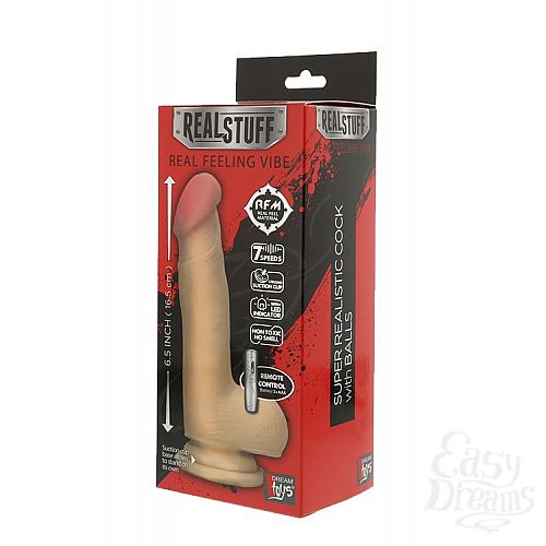  2      REALSTUFF 6.5INCH VIBRATOR - 16,5 .