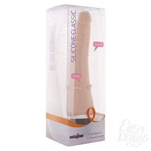 ���������� 2  �������� ������������ � ������� ����� Classic Smooth Vibrator Nude - 16,5 ��.