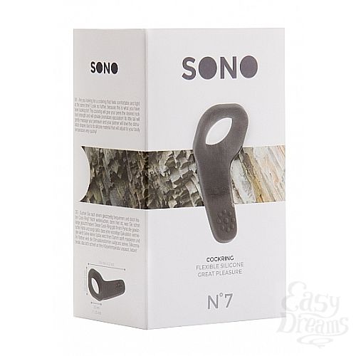 Фотография 2  Эрекционное кольцо SONO  7 серое SH-SON007GRY