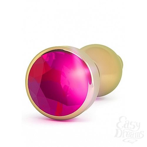 ���������� 2  �������� ������ 3,5 R8 RICH Gold/Rose Red Sapphire SH-RIC008GLD