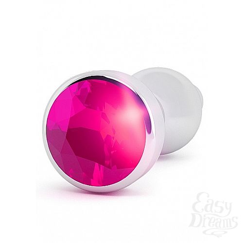 ���������� 2  �������� ������ 3,5 R8 RICH Silver/Rose Red Sapphire SH-RIC008SIL