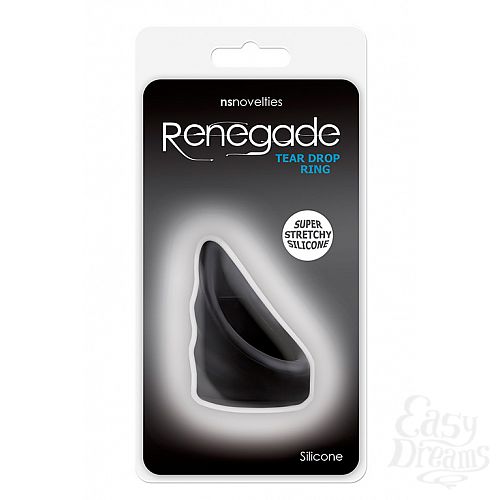 ���������� 1:  ����������� ������ Renegade - Tear Drop Cockring - Black