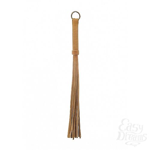 Фотография 1:  Кожаная плетка OUCH! Brown SH-OU162BRN