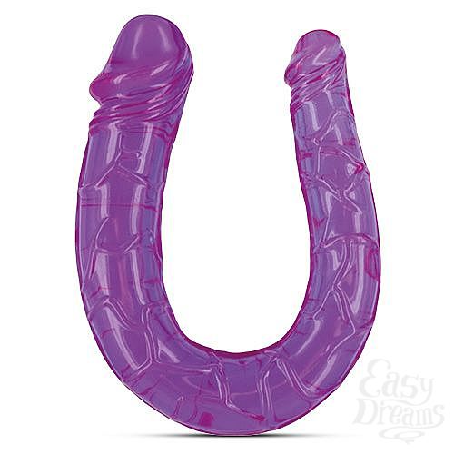 Фотография 1:  Фиолетовый двухголовый фаллоимитатор DOUBLE DILDO DOUBLE SEX - 30 см. Фотография 1:  Фиолетовый двухголовый фаллоимитатор DOUBLE DILDO DOUBLE SEX - 30 см.