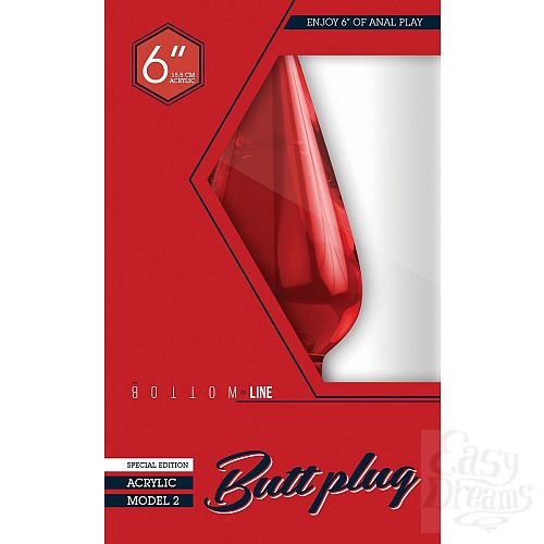 ���������� 2  ������� �������� ���������� Bottom Line 6  Model 2 Acrylic Red - 15,5 ��.