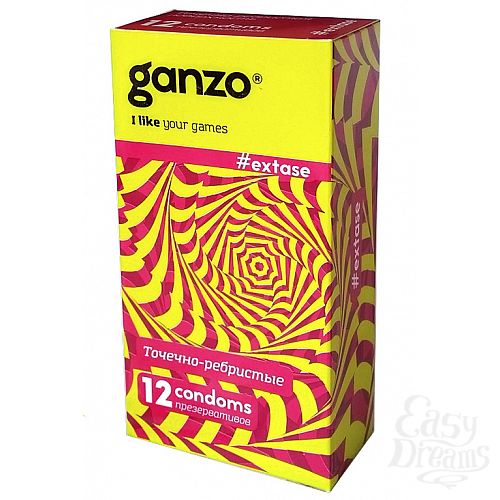Фотография 1:  Презервативы Ganzo Extase № 12
