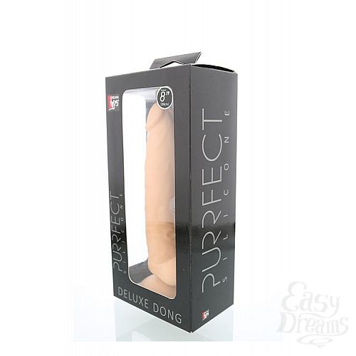 ���������� 2  �������� ������������� �� �������� PURRFECT SILICONE DELUXE DONG 8INCH - 20 ��.