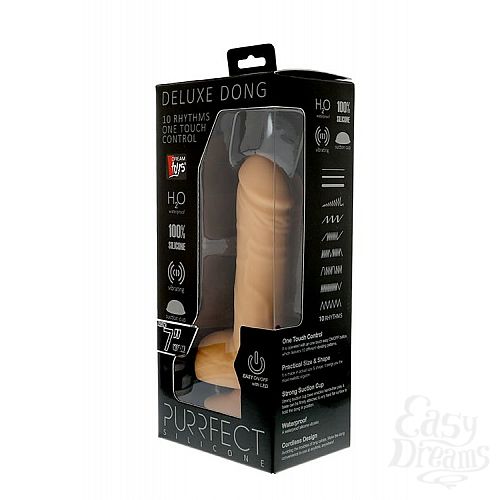 ���������� 2  ��������-��������� � ������� �� ������ PURRFECT SILICONE DELUXE ONE TOUCH 7INCH - 18 ��.