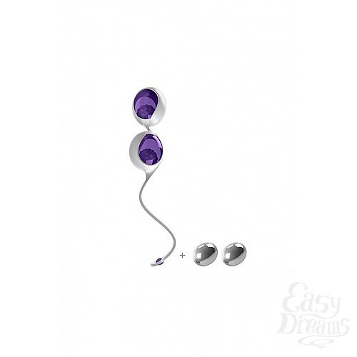 2        L1 LOVE BALLS WHITE LILAC