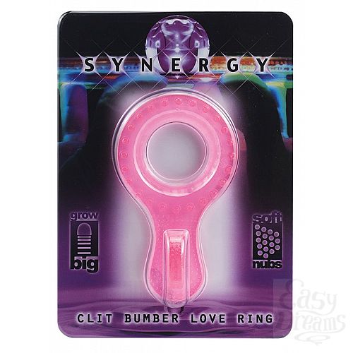 ���������� 2  ������� ����������� ������ SYNERGY CLIT BUMPER LOVE RING PINK