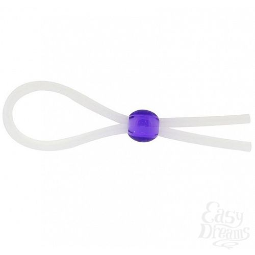 ���������� 1:  ���������� ����� � ���������� ������� SILICONE COCK RING WITH BEAD LAVENDER