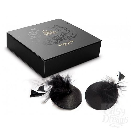  1:     Burlesque Pasties Feather Bijoux