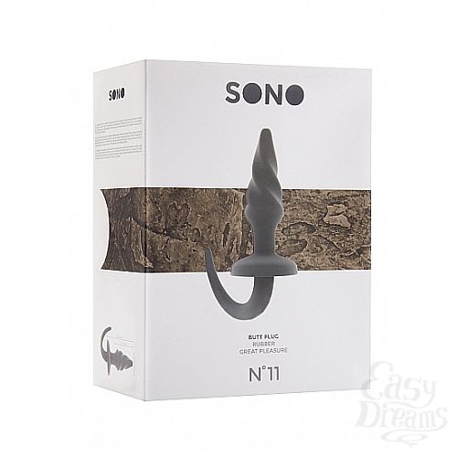 Фотография 2  Анальная пробка 6 Inch SONO  11 серая SH-SON011GRY