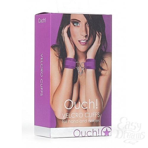 ���������� 2  ��������� Velcro Cuffs Purple SH-OU051PUR