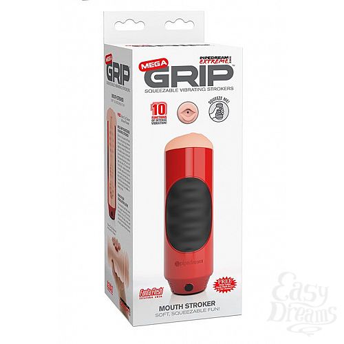 ���������� 2  �����������-����� Extreme Toyz Mega Grip Vibrating Stroker Mouth