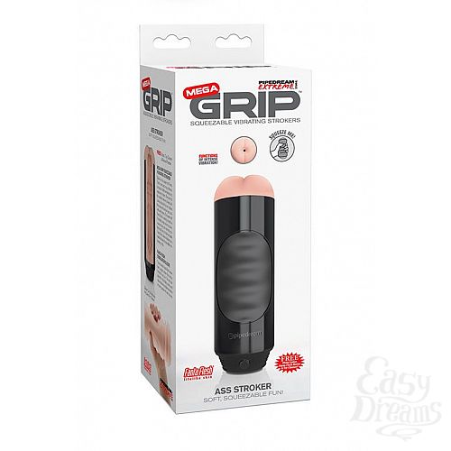 Фотография 1:  Мастурбатор-анус Extreme Toyz Mega Grip Vibrating Stroker Mouth Фотография 1:  Мастурбатор-анус Extreme Toyz Mega Grip Vibrating Stroker Mouth