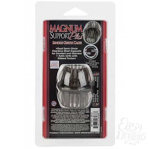 Фотография 3  Насадка стимулирующая Magnum Support Plus ® Single Girth Cages черная
