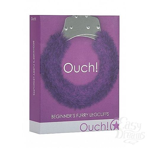 ���������� 2  ���������� ������� Beginner s Legcuffs Furry Purple