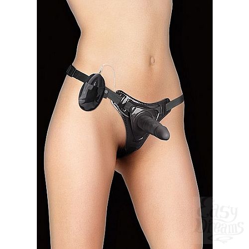 ���������� 1:  ׸���� ������� � ��������� Vibrating Strap-On - 11 ��.