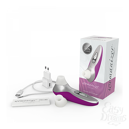 ���������� 3  ��������� ���������� ������� Womanizer Pro40 Magenta, �������