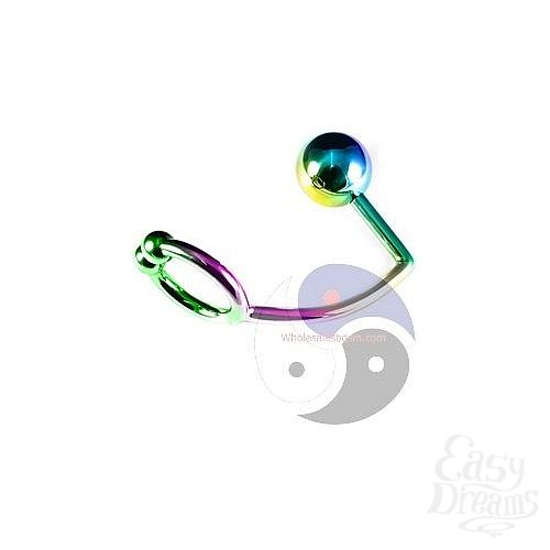 ���������� 1:  �������� ����������� ������ � �������� ������ Rainbow Horse Shoe Ring with 40mm Diameter Ball