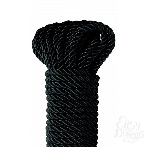 Фотография 3  Черная веревка для фиксации Deluxe Silky Rope - 975 см.