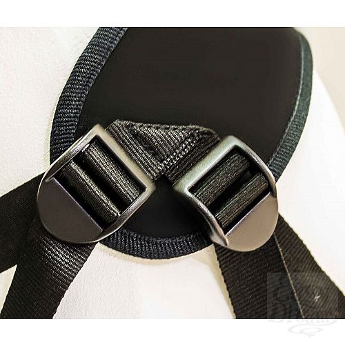 Фотография 4:  Страпон с 2 насадками и вибрацией UniStrap - 20 и 18 см. Фотография 4  Страпон с 2 насадками и вибрацией UniStrap - 20 и 18 см.