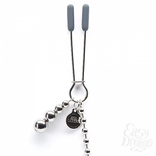 ���������� 3  ������ ��� ������ �� ����� ����� DARKER AT MY MERCY BEADED CHAIN NIPPLE CLAMPS