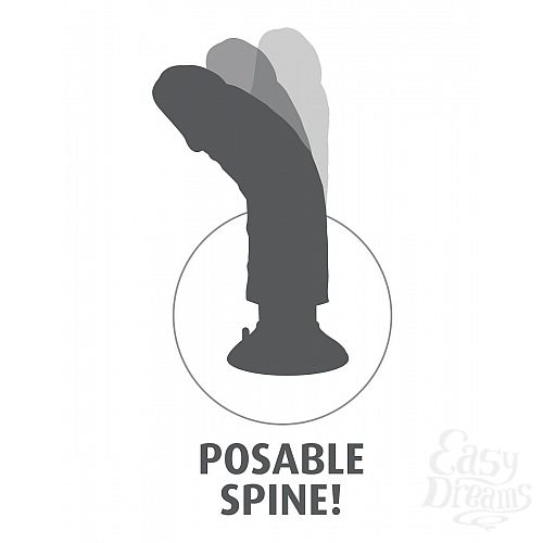 6      8  Vibrating Cock with Balls - 20,3 .