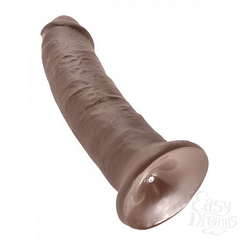 Фотография 3  Коричневый фаллоимитатор 9  Cock - 22,9 см.