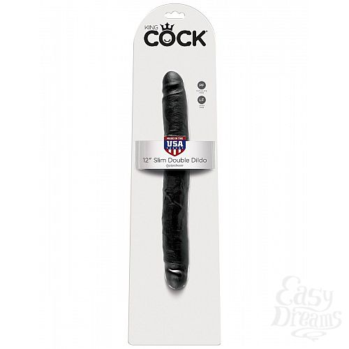 ���������� 3  ׸���� ������������ ������������� 12  Slim Double Dildo - 31,4 ��.