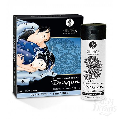 Фотография 1:  Интимный мужской крем SHUNGA DRAGON SENSITIVE - 60 мл.
