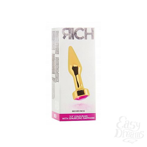 ���������� 2  �������� ������ 3.9 R9 RICH Gold/Pink Sapphire SH-RIC009GLD
