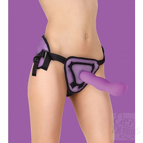 ���������� 5  ���������� ������� Deluxe Silicone Strap On 10 Inch � ��������� �������� - 25,5 ��.
