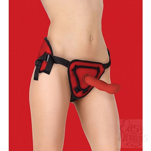���������� 5  ������� ������� Deluxe Silicone Strap On 8 Inch � ��������� �������� - 20,5 ��.